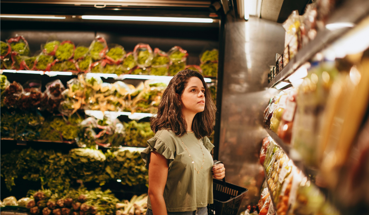 Hiiper artikel - zwevende shopper