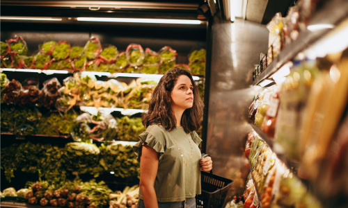 Hiiper artikel - zwevende shopper