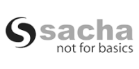 sacha logo zwart wit